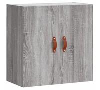Helloshop26 Armadietto da parete Space-Saving moderno, pratico portaoggetti 60 x 31 x 60 cm, in legno di ingegneria, grigio 02_0048790