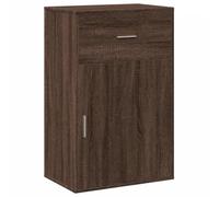 Helloshop26 Armadietto portaoggetti in rovere marrone 56,5 x 39 x 90 cm Spazio ottimizzato Finitura Mate 02_0049418