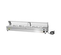 Helloshop26 Bagno Marie 2.200 Watt - 5 x GN - 1/2 - con rubinetto di scarico 14_0000560