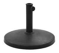 Helloshop26 Base base base rotonda per ombrellone in resina diametro 38 e 48 mm, 10 kg, nero 2202081