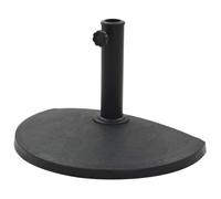 Helloshop26 Base per ombrellone in resina, diametro 38 e 48 mm, 9 kg, colore: nero 2202078