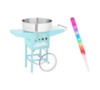 Helloshop26 Kit macchina Barba da papà con carrello e bastoncini luminosi, 52 cm, 1200 W, turchese 14_0004875