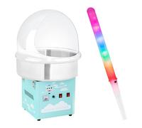 Helloshop26 Kit macchina Barba da papà con cupola di protezione e bastoncini luminosi, 52 cm, 1200 Watt, turchese 14_0002120