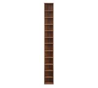 Helloshop26 Mensola CD/DVD per archiviazione armadio 175 cm MDF melamminico Noce 03_0004502