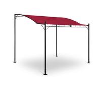 Helloshop26 Pergola Pavillon Barnum Gazebo Gazebo da giardino, terrazzo, 2,6 x 3 m, colore: Rosso