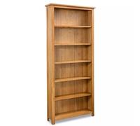 Helloshop26 Scaffale armadio mobile design libreria 180 cm legno di quercia massello 2702022/2