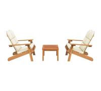 Helloshop26 Set di mobili da giardino per esterni Adirondack 3 pezzi in legno acacia solido 02_0014212