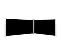 Helloshop26 Tenda da sole paravento Tenda a pannello laterale retrattile da patio, giardino, terrazzo, balcone, protezione visiva schermo 160 x 600 cm, colore: nero 02_0007437