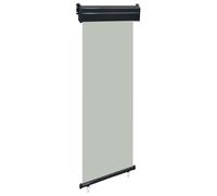 Helloshop26 Tenda da sole paravento Tenda a pannello laterale retrattile di Patio Giardino Terrazza Balcone Protezione Visiva Schermo 60 x 250 cm, Grigio 02_0007034