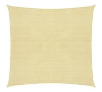 Helloshop26 Tenda parasole 160 g/m², colore beige, 2,5 x 2,5 m, pehd 02_0008951