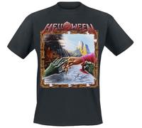 Helloween Keeper of The Seven Keys Uomo T-Shirt Nero S 100% Cotone Regular