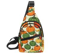 Helloween Pumkins_112 - Zaino a tracolla da viaggio o da escursionismo, Multicolore 15., 11.8x7x1.5in/30x18x4cm