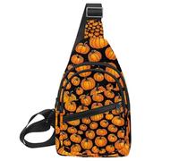 Helloween Pumkins 3_49 - Zaino a tracolla per donne e uomini, Multicolore 15., 11.8x7x1.5in/30x18x4cm