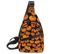 Helloween Pumkins - Borsa a tracolla piccola per donne e uomini, 3_83, zaino a tracolla per viaggi, sport, escursionismo, Multicolore 15., 11.8x7x1.5in/30x18x4cm