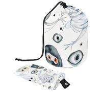 Helloween - Trousse per cosmetici, con coulisse, multifunzione, per trucchi e articoli da toeletta, Multicolore 04, 9.9x6.9in/25.2x17.6cm;6x3.5in/15.2x8.8cm