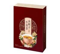 HELLOYOUNG 100g di tisana cinese naturale con bardana e cassia Dopo l'infusione la tisana è di colore giallo chiaro limpida e trasparente dall'aroma fresco Tè e tisane