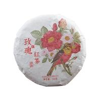 HELLOYOUNG 100g Tè rosso cinese originale Yunnan Ancient Tree essiccato al sole alla rosa Realizzato con tecniche tradizionali con aroma di rosa alimento verde biologico