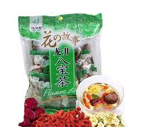 HELLOYOUNG 120g Tisana tè Longjing biologico cinese con otto ingredienti Buon tè aroma fresco calma la mente