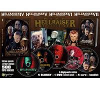 Hellraiser Collection IV-V-VI-VII - Collector's 500 copie (4 Blu-Ray Disc + DVD + Card + Booklet)