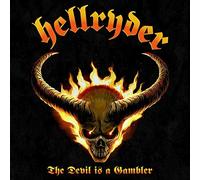 HELLRYDER - DEVIL IS A GAMBLER LIM. BLACK LPPOSTER - Vinyl Record - E72z