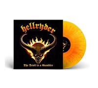 HELLRYDER - DEVIL IS A GAMBLER LIM. SPLATTER LPAUTOGRAPH - Vinyl Reco - F72z