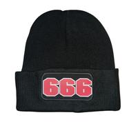 Hells Angels, Support 81, Big Red Machine Cappello Nero "666" Stampato