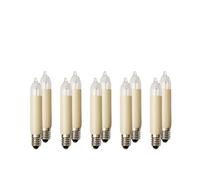 hellum 10 filamenti di ricambio per candele, 16 V, 3 W, 15 punti di combustione, E10, per esterni, 934014