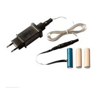 Hellum Adattatore per batterie, adattatore di alimentazione da 4,5 V per batterie AA x 3, finte AA x 3, alimentatore di ricambio con cavo da 1,8 m 578997