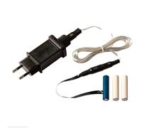 Hellum Adattatore per batterie, adattatore di alimentazione da 4,5 V per batterie AAA x 3, alimentazione sostitutiva con cavo da 1,8 m 150513