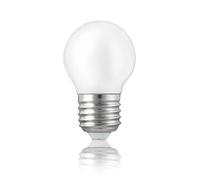 Hellum Lampadine di filamenti a LED base E27, 3 pezzi, 2,5W lampadina filamento LED sfera goccia, bianco caldo 2700K vintage lampada, opaco 209204