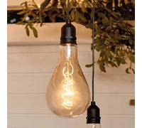 Hellum lanterna dimmerabile a led da giardino a batteria con telecomando per interni ed esterni, lampadina con batteria, feste, campeggio, festival, armadi, cantine ed esterni 524383