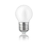 Hellum Lampadine di filamenti a LED base E27, 3 pezzi, 2,5W lampadina filamento LED sfera goccia, bianco caldo 2700K vintage lampada, opaco 209204