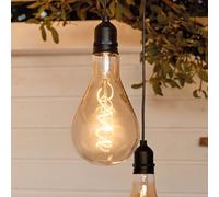 Hellum Luce LED a sospensione con telecomando per interni ed esterni, luce a sospensione senza fili, lampadina con batteria e timer per matrimoni, feste, campeggi, festival, cantine ed esterni 524376