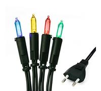 Hellum luci fatate 20 LED colorati per interni 8,85 m lunghezza luce 1,5 m cavo di alimentazione illuminazione decorativa giardino festa 577662