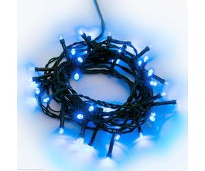 Hellum luci fiabesche da esterno, 80 LED luci fiabesche da esterno corrente 7,9m timer, spina blu trasformatore, cavo verde <59 lm 151930
