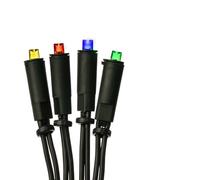 Hellum luci LED da interno, luci da fata a corrente 220V colorate 20 LED, lunghezza illuminata 2,85m, cavo verde soggiorno decorazione fai da te albero di Natale IP20 spina per interno 150308