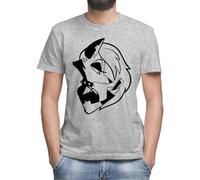 Helluva Boss Loona Phone - Maglietta classica da uomo, girocollo e maniche corte, grigio., M