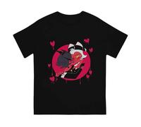 Helluvaboss Millie Moxxie Tshirt Homme Men's Clothing Blusas Polyester T Shirt for Men Black L