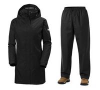 Helly Hansen Aden/HH completo antipioggia, donna, nero