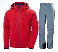 Helly Hansen Alpha/Legendary, completo sci, uomo, rosso/blu