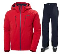 Helly Hansen Alpha/Legendary, completo sci, uomo, rosso/blu scuro