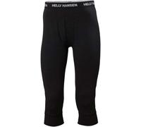 Helly-Hansen - Collant termici lunghi da uomo in lana merino - Lifa Merino Midweight 3/4 Pant Black per Uomo - Taglia S - Nero