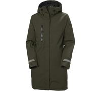 Helly Hansen Donna Adore Ins Rain Coat, Verde scuro, XS