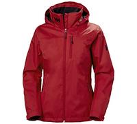 Helly Hansen Donna Crew Hooded Midlayer Jacket, Rosso, S
