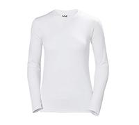 Helly Hansen Donna Maglia Termica HH Tech Crew, L, Bianco