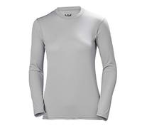 Helly Hansen Donna Maglia Termica HH Tech Crew, M, Grigio Chiaro