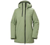 Helly Hansen Donna Nora Long Insulated Jacket, Verde scuro, XS