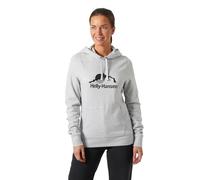 Helly Hansen Donna W Nord Graphic Felpa con Cappuccio, Grigio Melange 2.0, XL