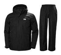 Helly Hansen Dubliner/HH Rain completo antipioggia, uomo, nero