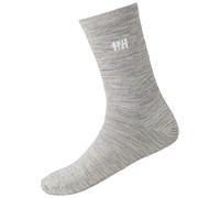 Helly-Hansen Everyday Wool Sock 2Pk, Socks Unisex, Grey Melange, 42-44
